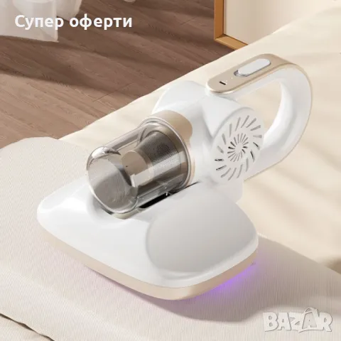Безжична преносима прахосмукачка с голямо засмукване за отстраняване на ултравиолетови акари 3 в 1, снимка 7 - Прахосмукачки - 48379550