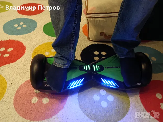 Hoverboard / Balance Scooter / Хувърборд – Kawasaki 6,5 инча, снимка 10 - Скейтборд, ховърборд, уейвборд - 47816609