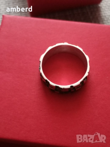 Сребърен пръстен модел R120, снимка 4 - Пръстени - 51986087