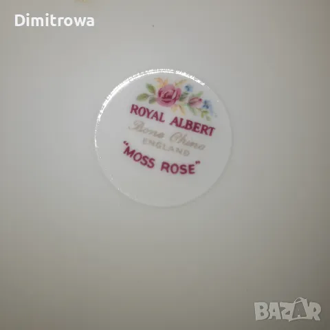 Троен сет ROYAL ALBERT СЕРИЯ MOSS ROSE, снимка 4 - Сервизи - 47828911