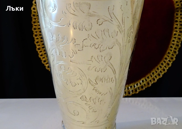 Старинна бронзова чаша за мътеница,халба 1 л. , снимка 9 - Антикварни и старинни предмети - 51570906