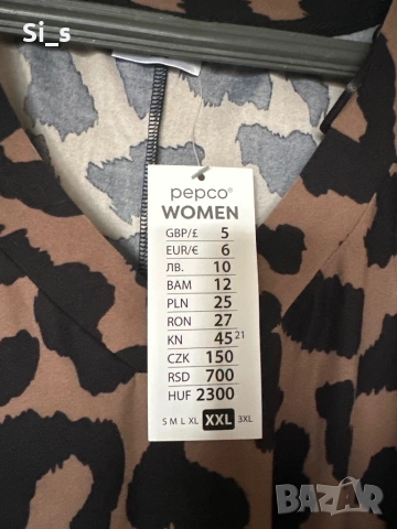 ХХЛ Тигрова блузка , снимка 2 - Тениски - 53593695