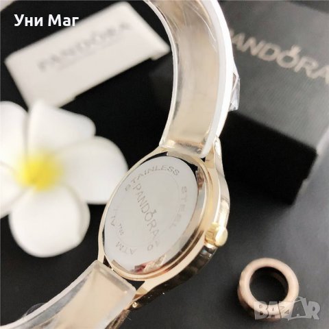 Луксозен дамски стилен ръчен часовник Pandora Пандора с камъни Swarovski, снимка 5 - Дамски - 37074277