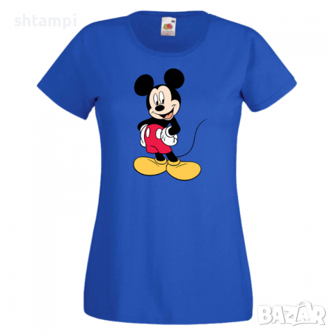 Дамска тениска Mickey Mouse 8 .Подарък,Изненада,, снимка 2 - Тениски - 36526587