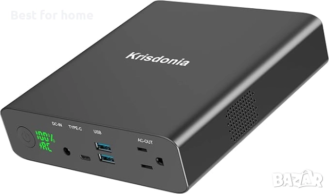 Преносимо зарядно устройство Krisdonia AC Powerbank 27000mAh 130W, снимка 2 - Друга електроника - 52829373