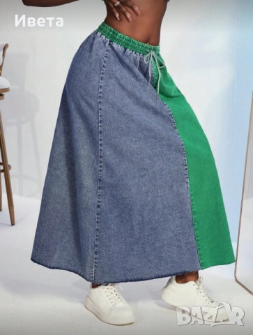 Дамска дънкова пола, снимка 3 - Поли - 52818150