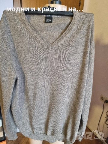 Мъжки пуловер Hugo Boss. размер L/XL, снимка 7 - Пуловери - 52115102