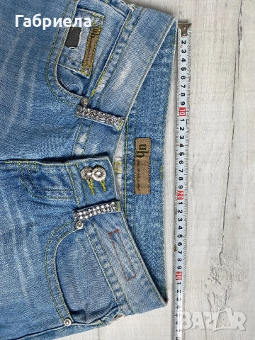 Дънки UB Jeans, широк крачол, снимка 4 - Дънки - 51708088