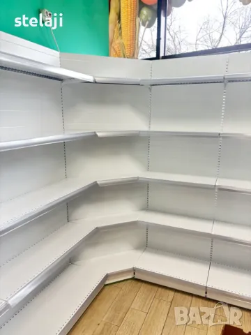 Стелажи за магазин нови - крайстенни и островни, снимка 5 - Стелажи и щандове - 50265596