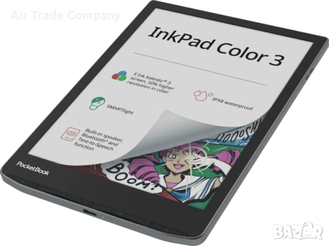 Електронен четец PocketBook InkPad Color 3, PB743K3, Stormy Sea, снимка 3 - Електронни четци - 52747557