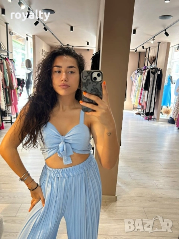 Син Дамски Комплект , снимка 3 - Спортни екипи - 52945438