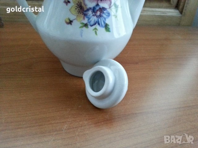 Български порцелан чайник , снимка 4 - Антикварни и старинни предмети - 39807921