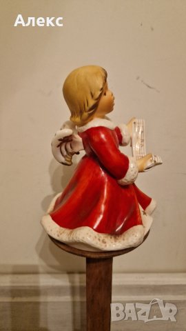 Голям порцеланов Коледен ангел– Goebel, снимка 6 - Колекции - 43454102