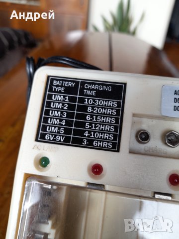 Старо зарядно за батерии WN-808, снимка 2 - Антикварни и старинни предмети - 43076052