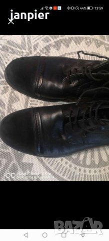 Мъжки обувки от естествена телешка кожа. Сезон Зима. Размер 43, снимка 5 - Официални обувки - 38984569