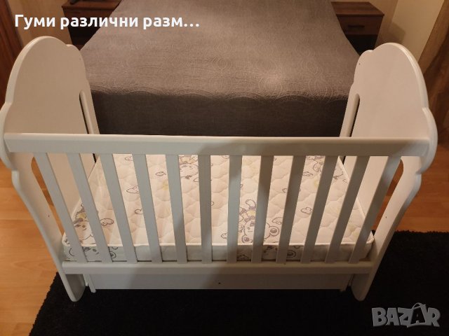 Детска кошара с подматрачна рамка и матрак + детски гардероб, снимка 2 - Бебешки легла и матраци - 37224283