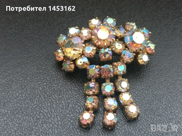 Колекционерска чешка брошка 