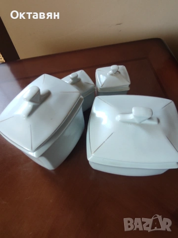 Порцеланови буркани стари, снимка 2 - Аксесоари за кухня - 53257255