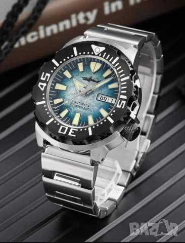 Часовник HEIMDALLR Monster V2 - хомидж на Seiko Monster 3, снимка 3 - Мъжки - 50899710