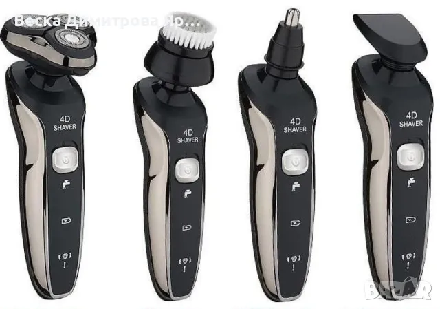 Самобръсначка V o l t z , USB, 3W, черна, 2 ГОДИНИ ГАРАНЦИЯ, снимка 4 - Козметика за лице - 47297471