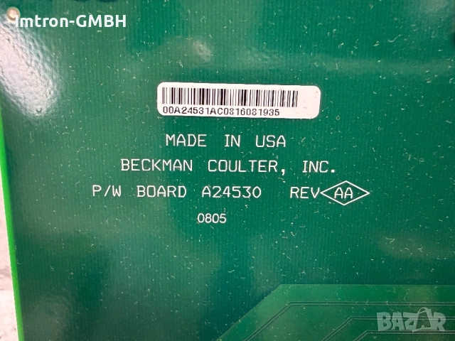 Печатна платка Beckman Coulter PCB  A24530 rev AA, снимка 5 - Друга електроника - 53530962