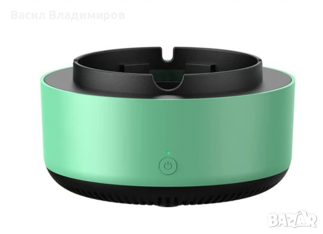 Бездимен пепелник, подходящ за дом, офис, кола, премахва дима и миризмата.