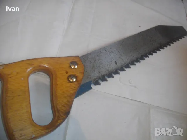 BAYER НЕМСКИ ГОЛЯМ 530мм РЪЧЕН ТРИОН С ВИДИРАНИ ЗЪБИ СТАРО ПРОФЕСИОНАЛНО КАЧЕСТВО МАСИВЕН, снимка 15 - Други инструменти - 48998378