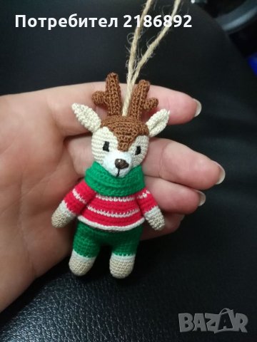 Коледно еленче на една кука , снимка 2 - Други ценни предмети - 34820308