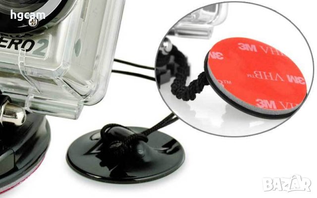 Обезопасително въженце с лепенка за action camera Go Pro, снимка 8 - Други - 10532612