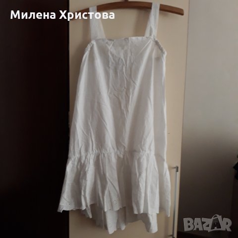 бяла рокля р-р40fr/10uk