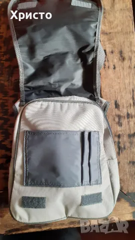 чанта за рамо с дълга дръжка полиестер, сиво-черна от Холандия, снимка 3 - Чанти - 48658634