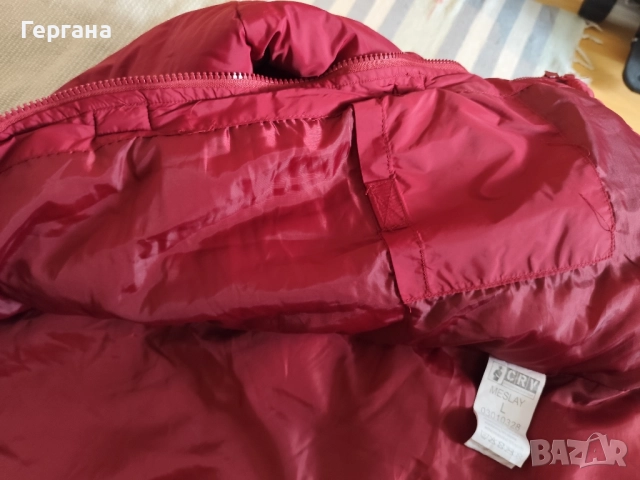 Червено зимно яке, снимка 6 - Якета - 52189271