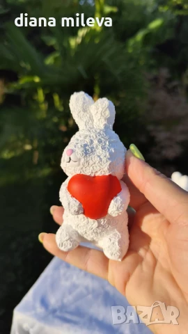 Гипсокерамични Зайчета!, снимка 3 - Декорация за дома - 50748818