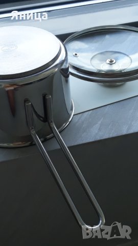 Eva Trio staniess steel saucepan 16sm, снимка 2 - Съдове за готвене - 33605579