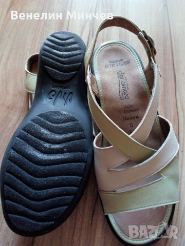 Дамски сандали от естествена кожа, снимка 4 - Дамски ежедневни обувки - 33524342