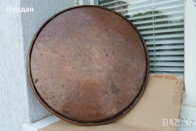 Стара медна тава от Османската империя , снимка 12 - Антикварни и старинни предмети - 51031524