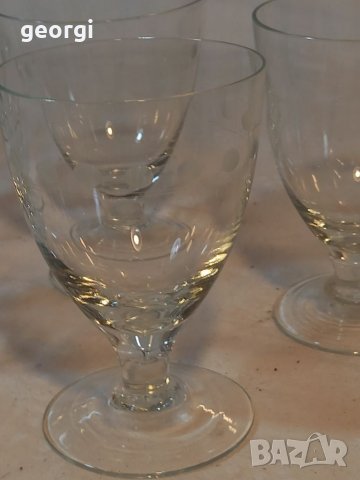 Български чаши калиево стъкло , снимка 2 - Чаши - 39827083