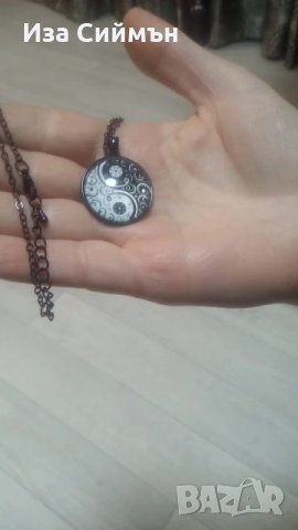 Кожени гривни Ин и Ян, снимка 5 - Гривни - 32864180