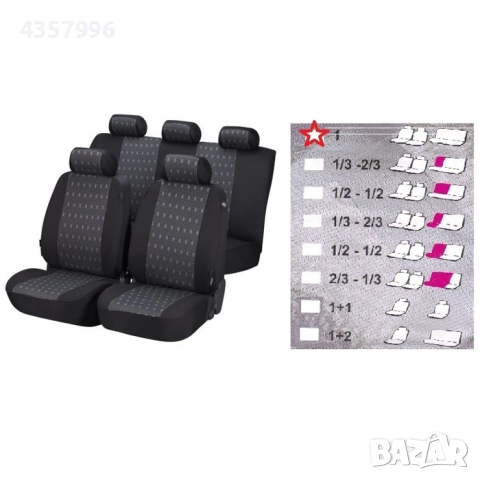 Тапицерия БРАУЗ универсална, 4 части