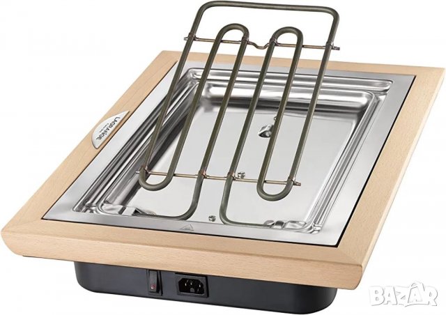 Lagrange 199002 Скара за месо, камък, 1100 W, рамка от лакирано дърво, снимка 3 - Скари - 39718939