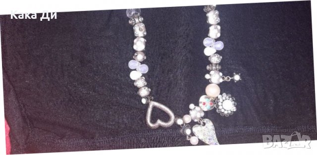Дълъг гердан с висулки, снимка 2 - Колиета, медальони, синджири - 37899445