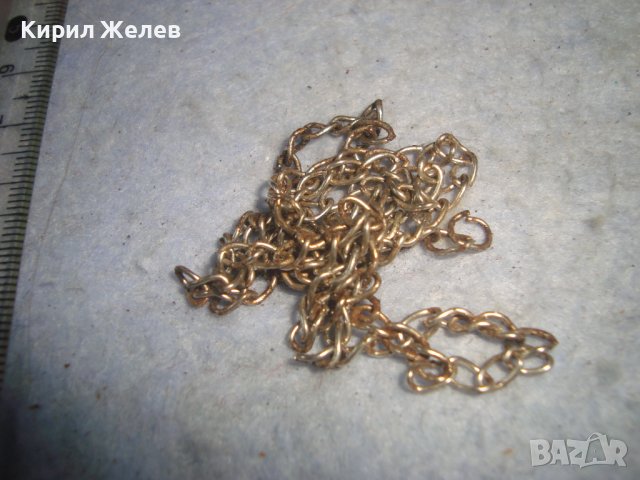 СТАРО СТОМАНЕНО СИНДЖИРЧЕ ВЕРИЖКА 29076, снимка 5 - Колиета, медальони, синджири - 37793048