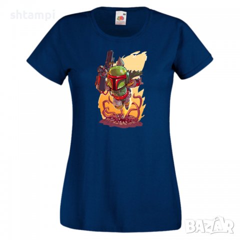 Дамска тениска Star Wars Boba Fett Игра,Изненада,Подарък,Геймър,, снимка 7 - Тениски - 36788726