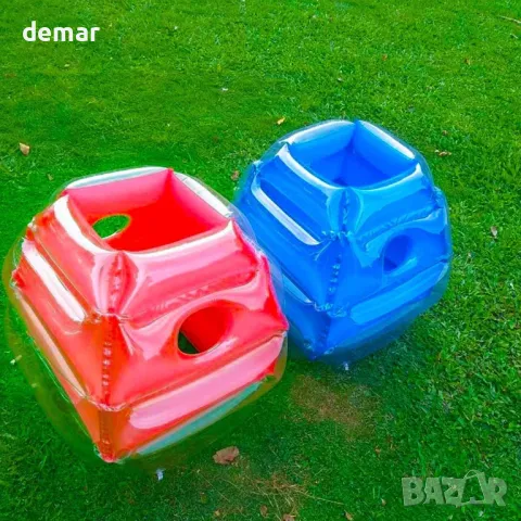 ZHUYNXIR 2 броя детски надуваеми сумо топки, 3+ години, размер - M:60 см, снимка 6 - Други - 49404912