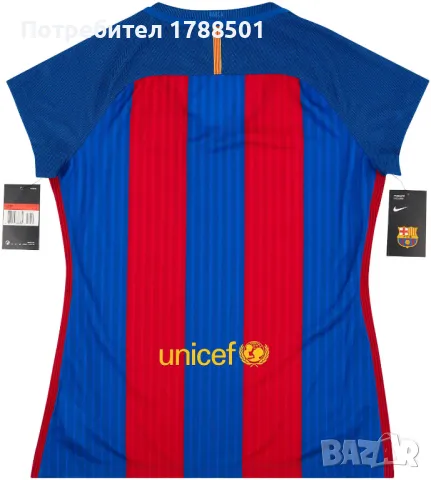 *НОВА* Дамска Тениска Барселона 2016-17 Размер L, снимка 3 - Тениски - 48188951