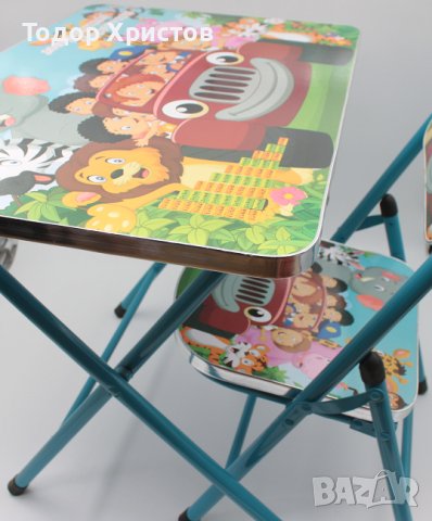 Детски комплект - МАСА+ СТОЛ, снимка 2 - Мебели за детската стая - 40474381