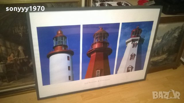 ФАРОВЕ-ТРИПТИХ-КАРТИНА С РАМКА И ТРИ СНИМКИ-ГЕРМАНИЯ, снимка 11 - Колекции - 28176635