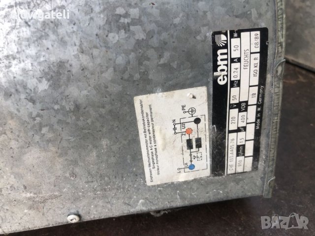 Монофазен вентилатор/аспирация, снимка 7 - Други машини и части - 43770889