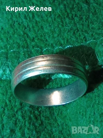 СТИЛЕН СРЕБЪРЕН ВИНТИДЖ АРТ ПРЪСТЕН СРЕБРО 925 АНГЛИЯ Тип ХАЛКА 40120, снимка 12 - Пръстени - 42761276