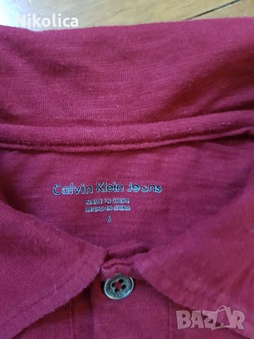 Детскa оригиналнa блузкa CALVIN KLEIN  за 5-6 г.момче, снимка 4 - Детски Блузи и туники - 26999738